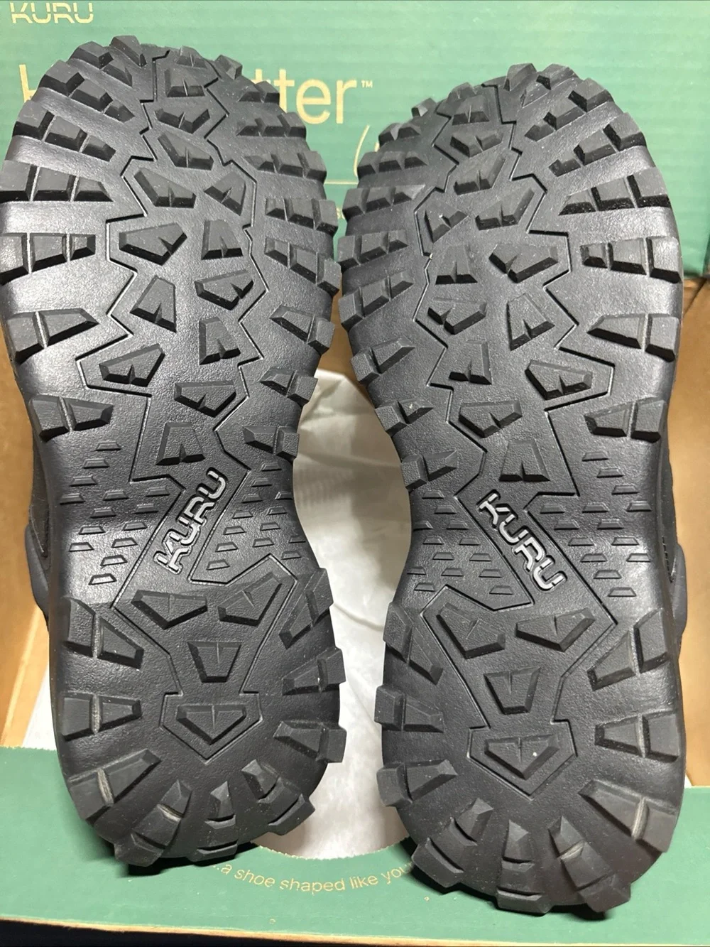 Kuru ridge motion Men’s size 9.5 medium Black Lace-Up hiking Shoes